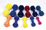 Dumbell Weight Color Vinyl Coated 4 Lb