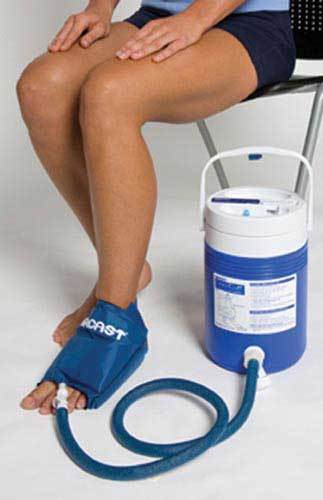 Aircast Cryo/ Cuff System- Large Foot & Cooler