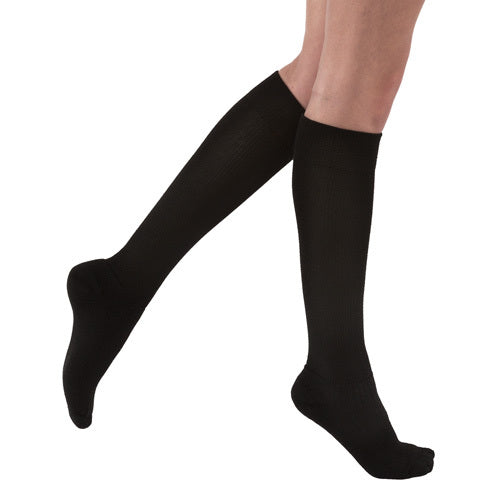 Jobst Activewear 30-40 Knee-Hi Socks Black  XL Full Calf