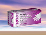 Sterile Vinyl Exam Gloves Small - 50 Pr/ Bx