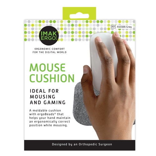 Wrist Cushion for Mouse by IMAK  Heather Gray