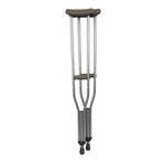 WALK WITH ME Aluminum Adj Crutches - Adult  Cs/8pr