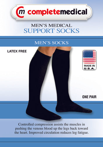 Men's Firm Support Socks 20-30mmHg  Brown  Small